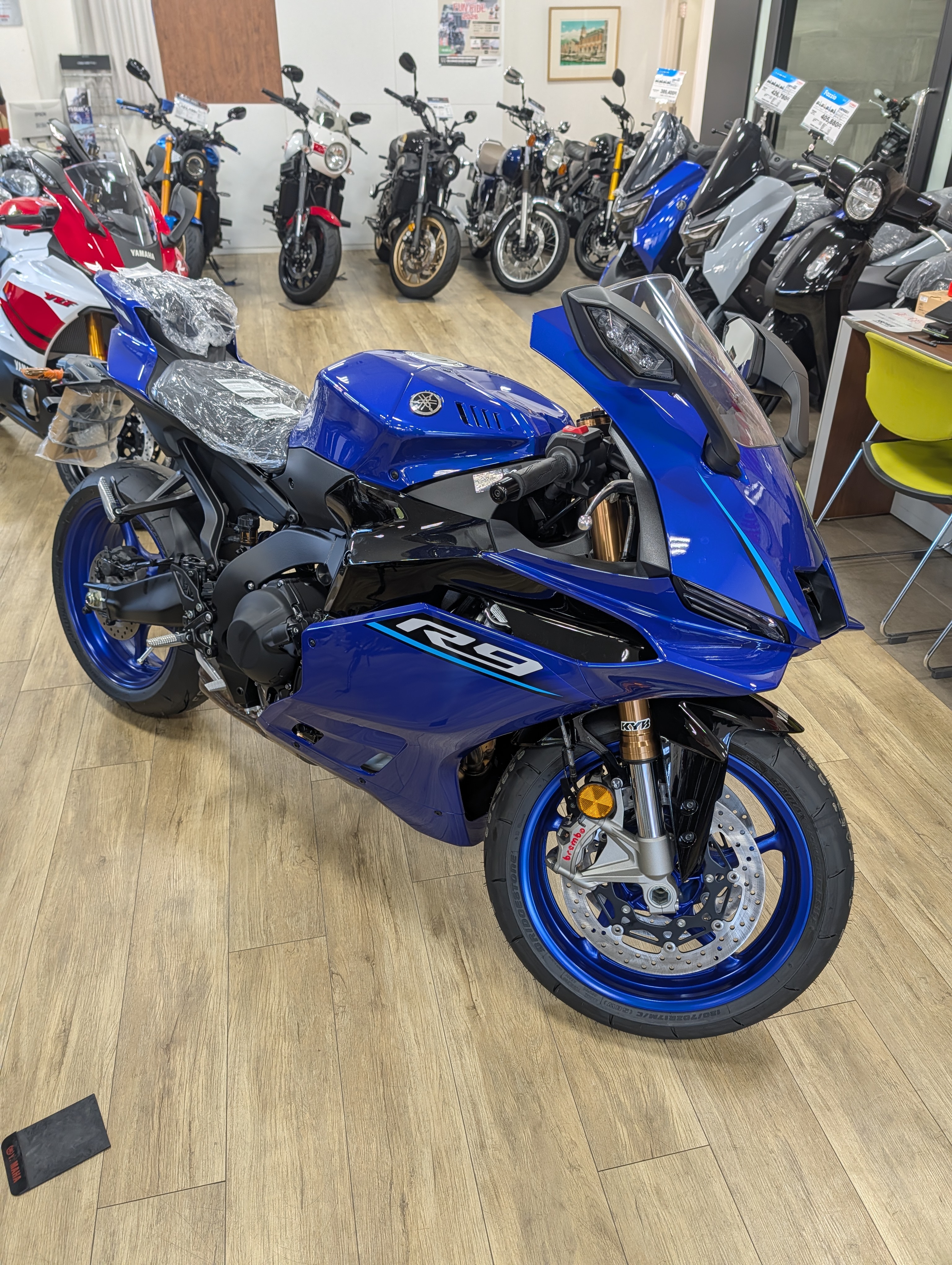 yzf-r9の購入権を頂きました